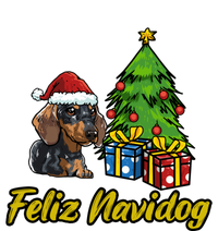 Feliz Navidog Dachshund Santa Hat Christmas Gift Valucap Bio-Washed Visor