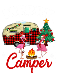 Flamingo Christmas Tree Xmas Family Holiday Party Camper Gift Women's T-Shirt