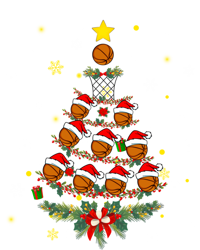 Egp3 Basketball Christmas Tree Merry Xmas Basketball Lover Gift 16 in Basic Backpack