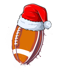 Football With Santa Hat Christmas Xmas Gift Toddler Sweatshirt