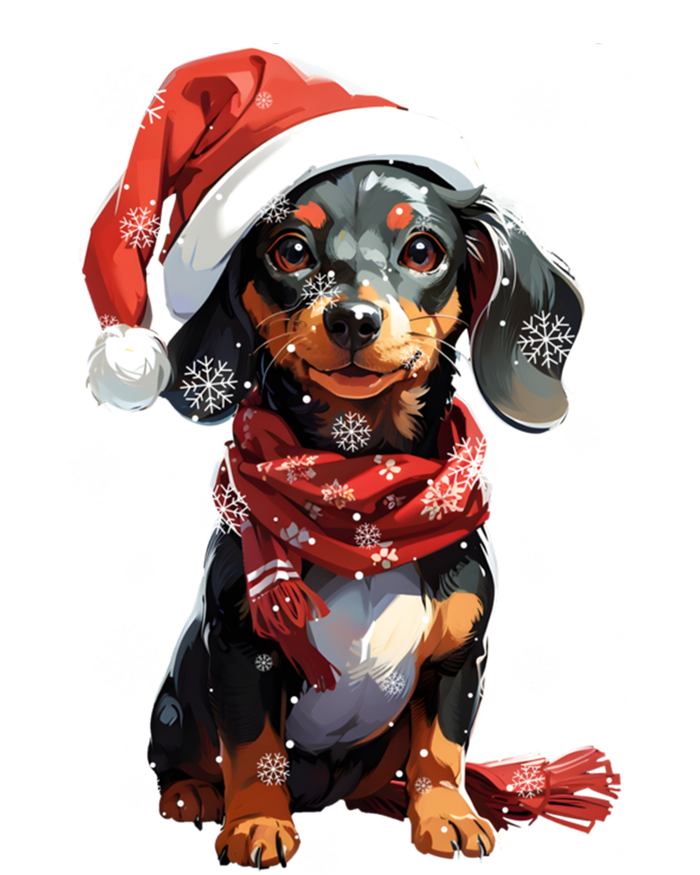 Funny Merry Doxie Christmas Dachshund Xmas Pajama Gift 16 in Basic Backpack