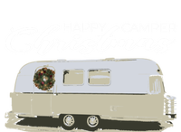 Happy Camper Christmas Cute Airstream Argosy Vintage Trailer Funny Gift T-Shirt