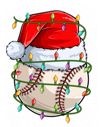 Lighting Baseball Christmas Ugly Sweater Santa Baseball Xmas Meaningful Gift Kids Long Sleeve Shirt