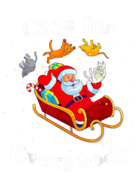 Retro Cats For Everybody Christmas Cat Lover Santa Gift Long Sleeve Shirt