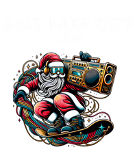 Salt Lake City Utah Cool Snowboard Christmas Santa Gift T-Shirt