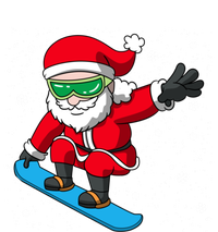 Santa Claus Snowboarding On Snowflakes Snowboard Dad Gift Magnet