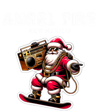 Angel Fire New Mexico Christmas Snowboard Santa Claus Great Gift T-Shirt