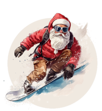 Snowboarding Christmas Santa Claus Snowboarder Winter Sport Gift Tie Dye Hoodie