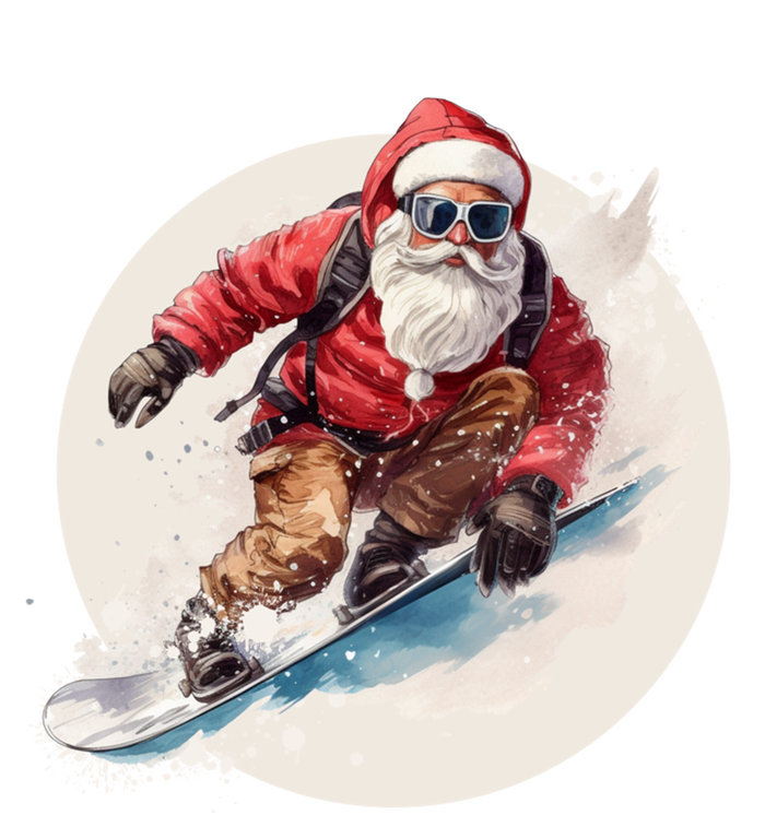 Snowboarding Christmas Santa Claus Snowboarder Winter Sport Gift Tie Dye Hoodie