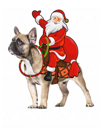 Xmas Holiday Ugly Santa Riding French Bulldog Christmas Gift T-Shirt