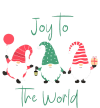 Christmas Holiday Joyful Gnomes Design Joy To The World Girls Gift Ladies Long Sleeve Shirt