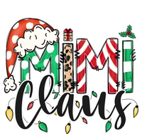 Mimi Claus Christmas Lights Santa Claus Matching Family 25L Jumbo Tote