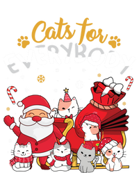 Cats For Everybody Cat Lover Ugly Christmas Sweater Pajama Gift Striped Beanie with Solid Band