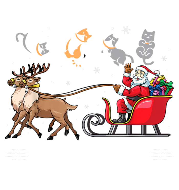 Cats For Everybody Christmas Animals Love Matching Family Great Gift Women's Tri-Blend 3/4-Sleeve Raglan Shirt