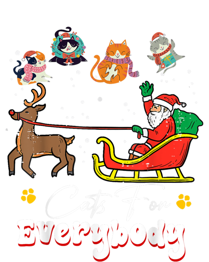 Cats For Everybody Christmas Cat Funny Christmas Santa Great Gift Hoodie