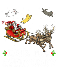 Cats For Everybody Christmas Cat Funny Xmas Santa Gift Softstyle Adult Sport Polo