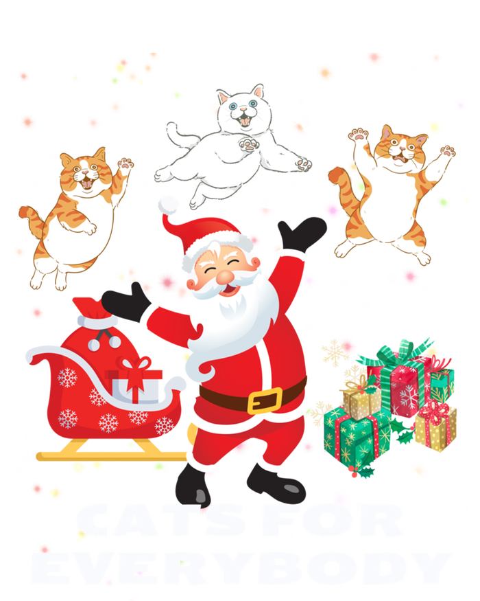 Cats For Everybody Funny Santa Claus Christmas Cat Catmas Gift Baby Bodysuit