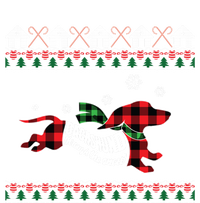 Xmas Dachshund With Scarf Dashing Through The Snow Toddler Fine Jersey T-Shirt