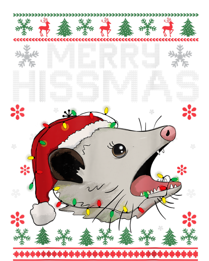 Funny Xmas Merry Hissmas Possum Lovers Opossum Christmas Grommeted Golf Towel