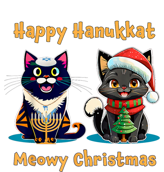 Merry Christmas Happy Hanukkah Jewish Christian Cat Lovers Legacy Cool Fit Booney Bucket Hat