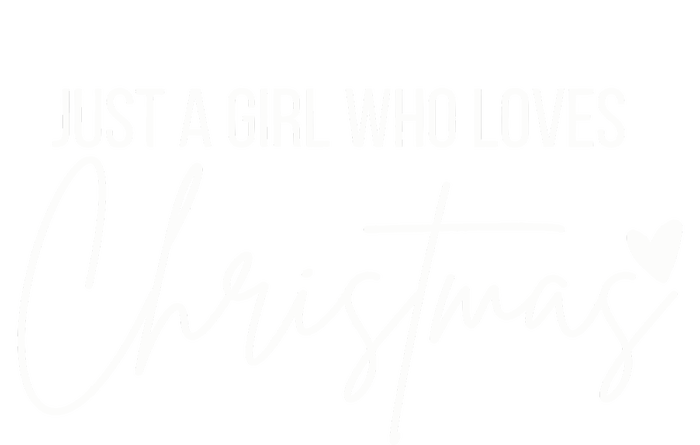 Just A Girl Who Loves Christmas Kids Long Sleeve Shirt