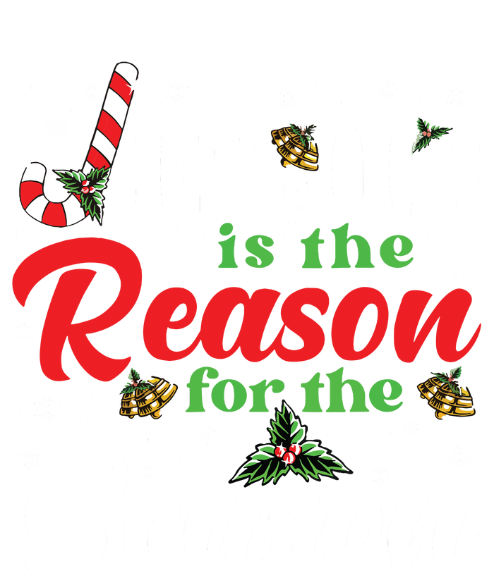 Jesus Is The Reason For The Season Christmas Xmas Christian Women's Tri-Blend 3/4-Sleeve Raglan Shirt