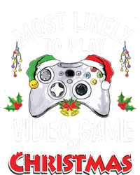 Most Likely To Play Video Games On Christmas Xmas Lights T-Shirt