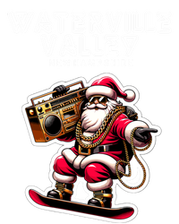 Waterville Valley New Hampshire Christmas Snowboard Santa Gift Short Acrylic Beanie