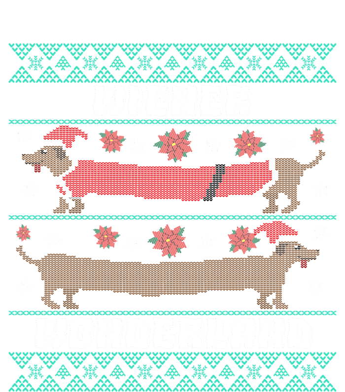 Wiener Wonderland Dachshund Dog Christmas T-Shirt