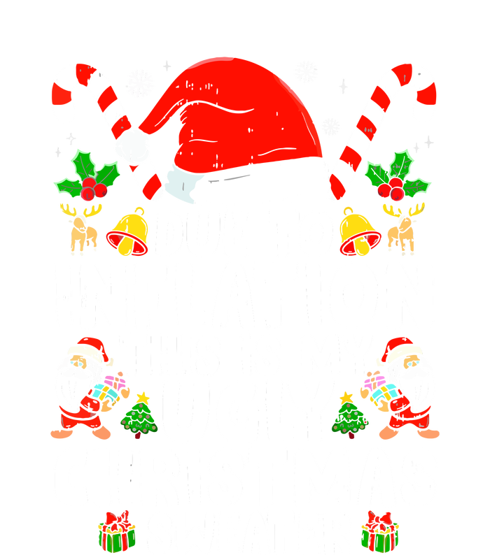 Funny Due To Inflation This Is My Ugly Sweater For Christmas Gift T-Shirt