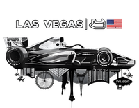 Formula Racing Open Wheel Car Las Vegas Circuit Usa Flag T-Shirt