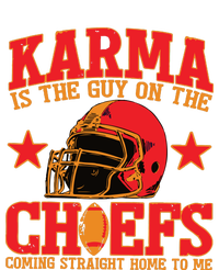 Vintage Karma Is The Guy On The Chief Football Microfiber Hand Towel