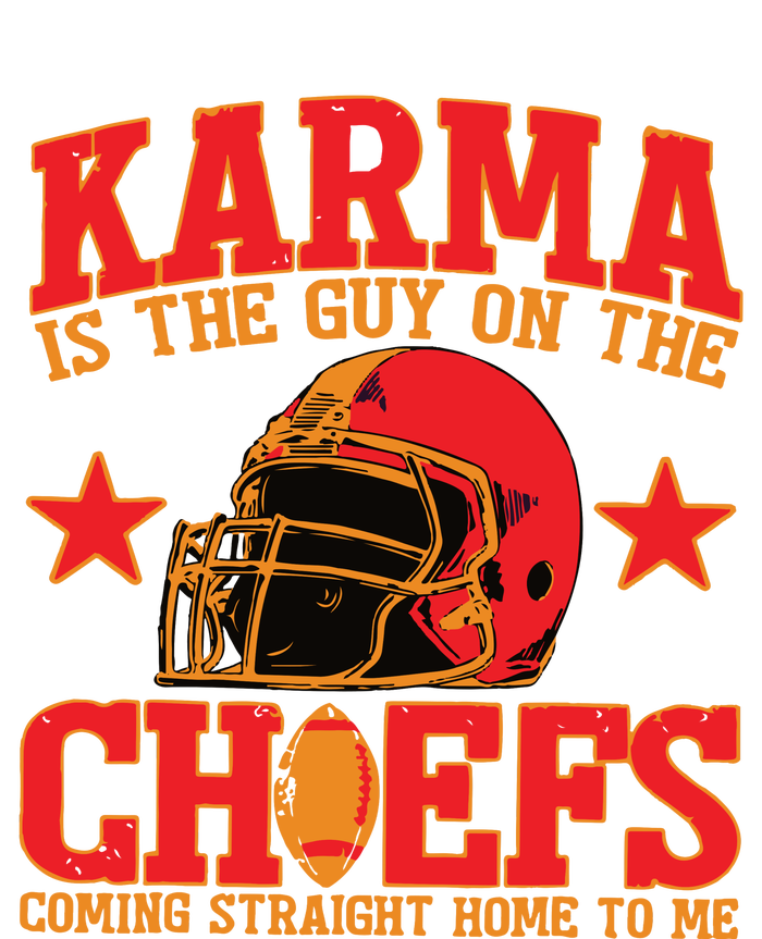 Vintage Karma Is The Guy On The Chief Football Microfiber Hand Towel