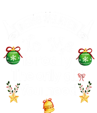 Being Related To Me Is The Really Only Gift You Need Xmas Meaningful Gift Women's Long Sleeve Flannel Pajama Set 