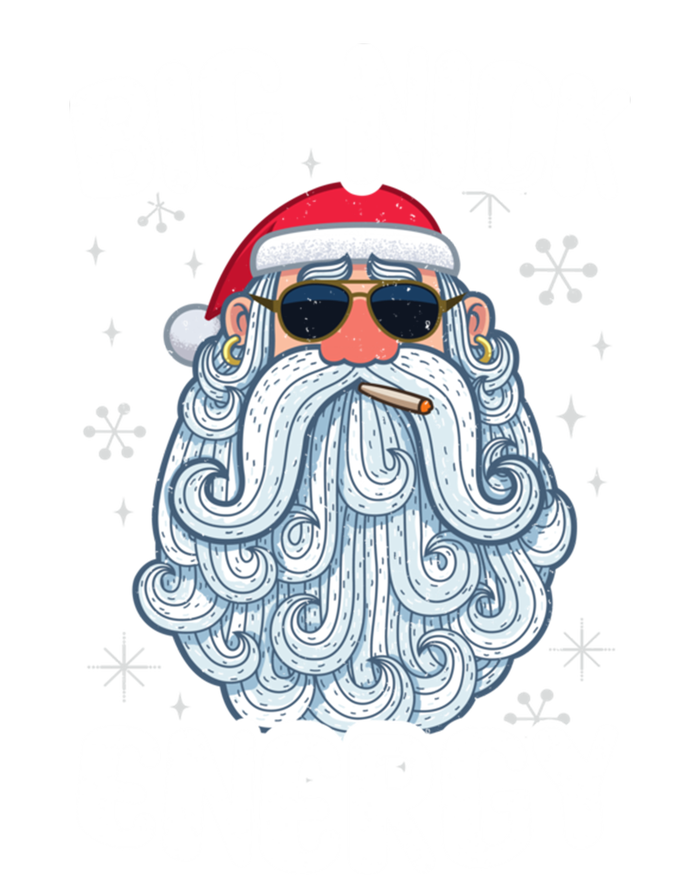 Big Nick Energy Retro Funny Santa Face Christmas Cool Gift T-Shirt