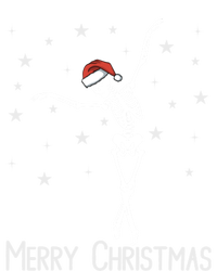 Christmas Dancing Skeleton Ballet Dancer Ballerina Santa Cool Gift Women's T-Shirt