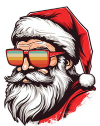 Christmas Santa Face Retro Sunglasses Xmas Gift Softstyle Adult Sport Polo