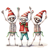 Cute Skeletons Dancing Christmas Lights Funny Skeletons Xmas Cool Gift Kids Sweatshirt