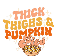 Thick Thighs Pumpkin Pies Autumn Thanksgiving Groovy Retro Sustainable Bucket Hat