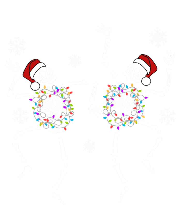 Dancing Skeleton Hat Christmas Gift T-Shirt