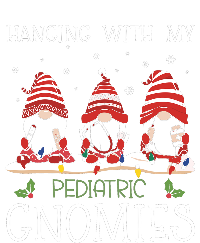 Nurse Christmas Gnome Cool Pediatric Nurse Christmas Lights T-Shirt