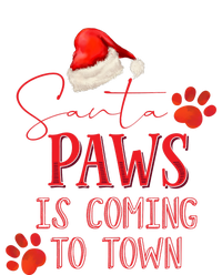 Santa Paws Is Coming To Town Christmas High Crown Mesh Back Trucker Hat