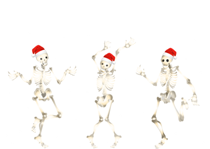 Funny Dancing Skeletons Christmas Pajama Xmas Holiday Party Gift Women's T-Shirt