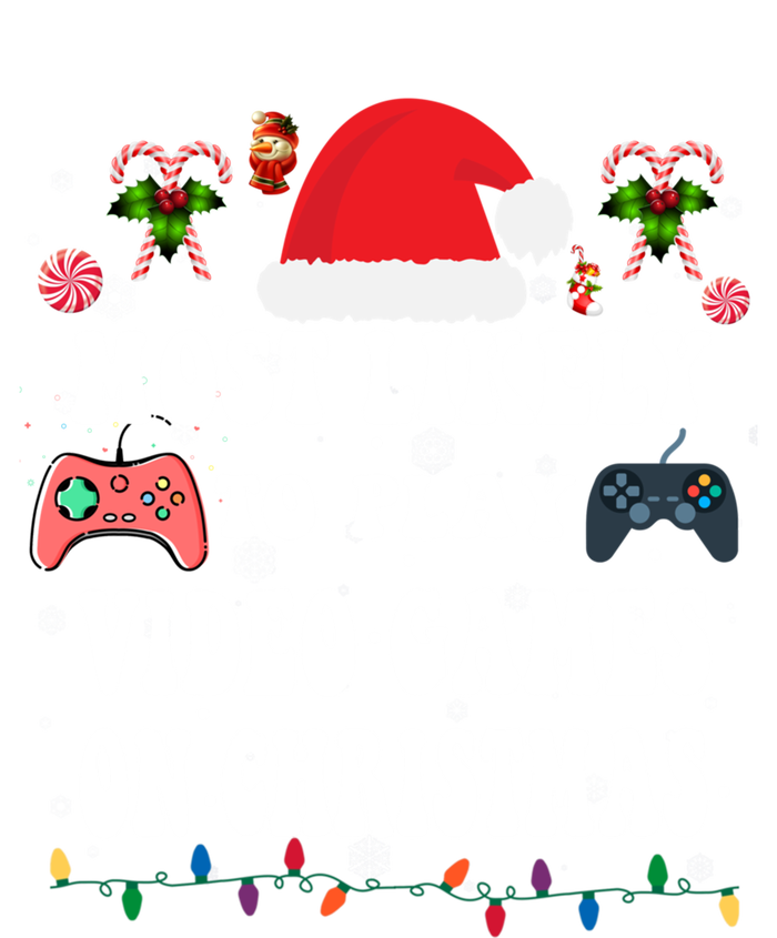 Funny Gamer Most Likely To Play Video Games On Christmas Great Gift Softstyle Adult Sport Polo