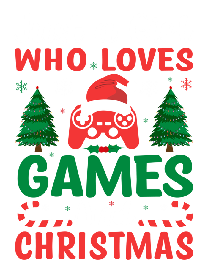 Just A Who Loves Video Games And Christmas Gift T-Shirt