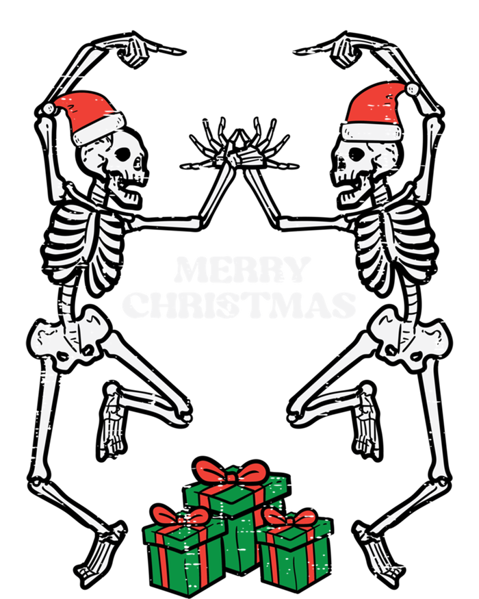 Merry Christmas Dancing Skeletons Funny Xmas Great Gift Poster