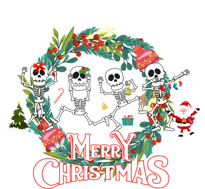 Merry Christmas Funny Dancing Skeletons Xmas Skeleton Dance Meaningful Gift T-Shirt