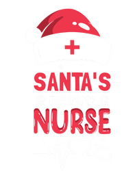 Santas Favorite Nurse Christmas Xmas Nursing Scrub Top Great Gift Softstyle Adult Sport Polo