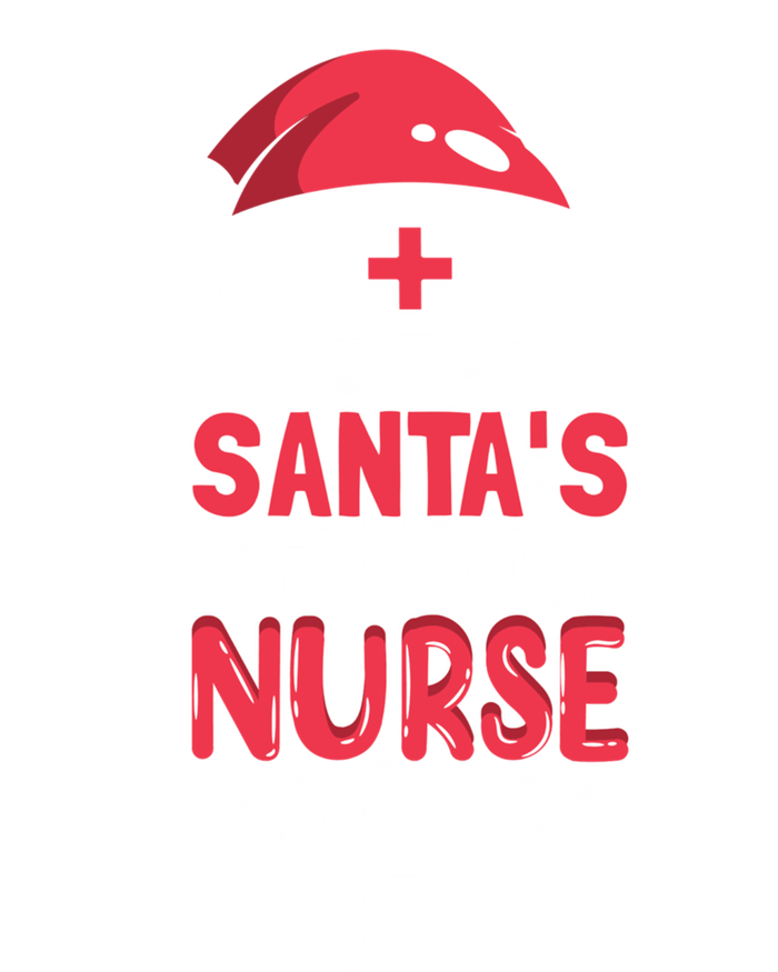 Santas Favorite Nurse Christmas Xmas Nursing Scrub Top Great Gift Softstyle Adult Sport Polo