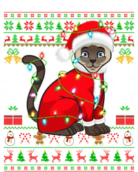 Siamese Cat Lover Matching Ugly Santa Siamese Cat Christmas Funny Gift T-Shirt